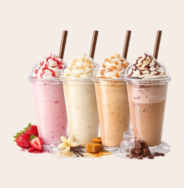 Milkshake çeşitleri